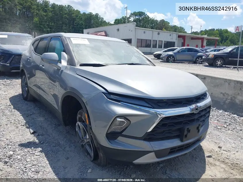 2025 Chevrolet Blazer Awd 2Lt VIN: 3GNKBHR46SS242916 Lot: 45577120