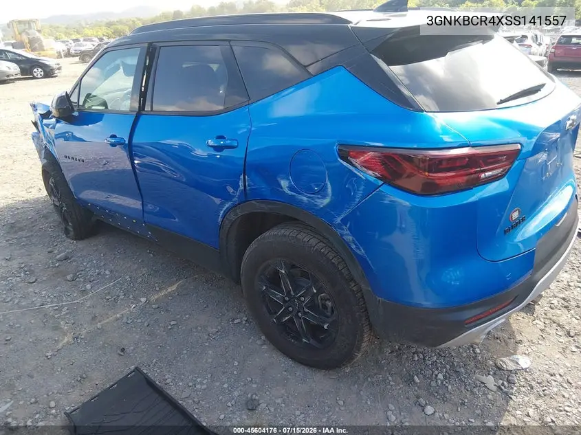 2025 Chevrolet Blazer Fwd 2Lt VIN: 3GNKBCR4XSS141557 Lot: 45604176