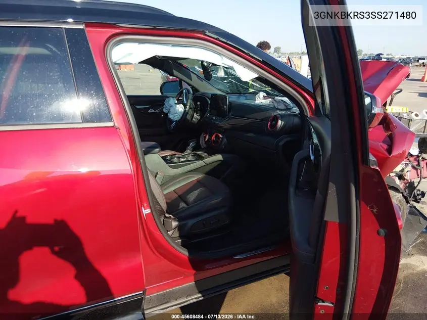 2025 Chevrolet Blazer Awd Rs VIN: 3GNKBKRS3SS271480 Lot: 45608484