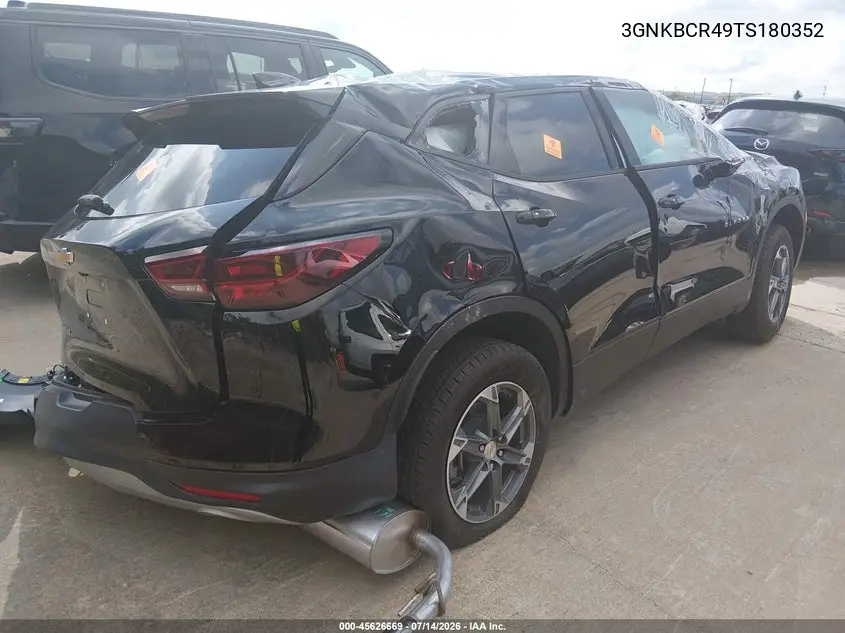 2026 Chevrolet Blazer Lt VIN: 3GNKBCR49TS180352 Lot: 45626669