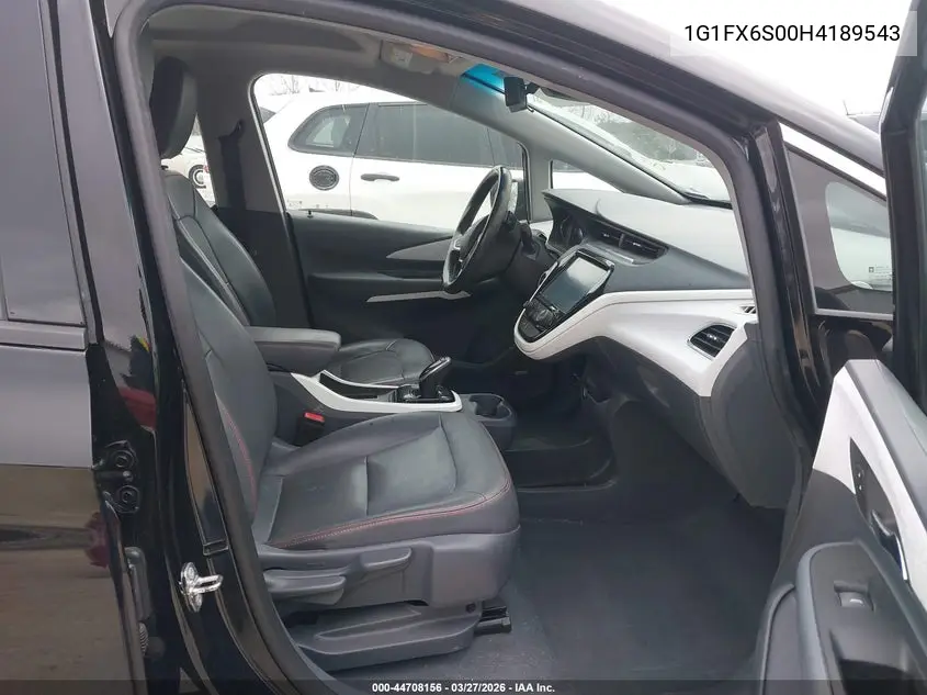 2017 Chevrolet Bolt Ev Premier VIN: 1G1FX6S00H4189543 Lot: 44708156