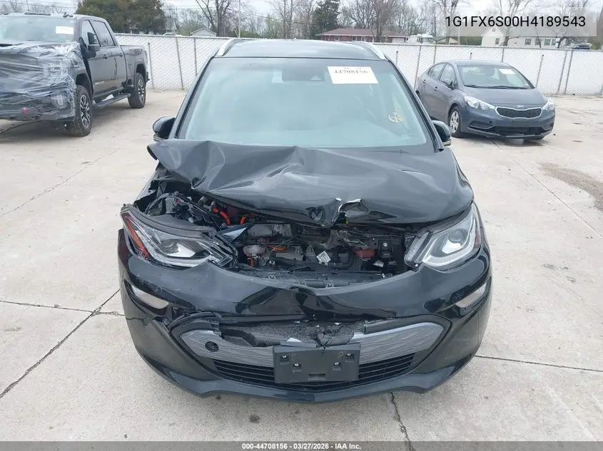 2017 Chevrolet Bolt Ev Premier VIN: 1G1FX6S00H4189543 Lot: 44708156