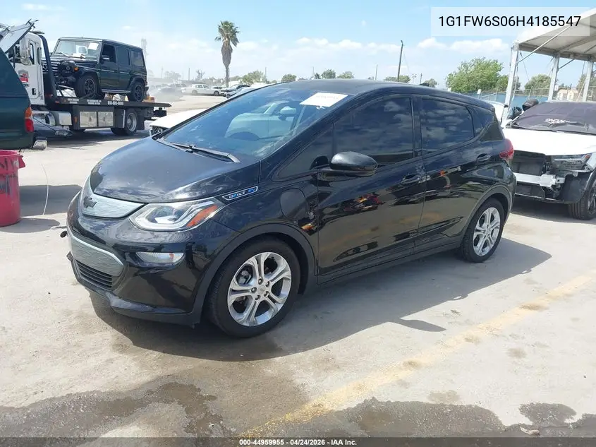 2017 Chevrolet Bolt Ev Lt VIN: 1G1FW6S06H4185547 Lot: 44959955