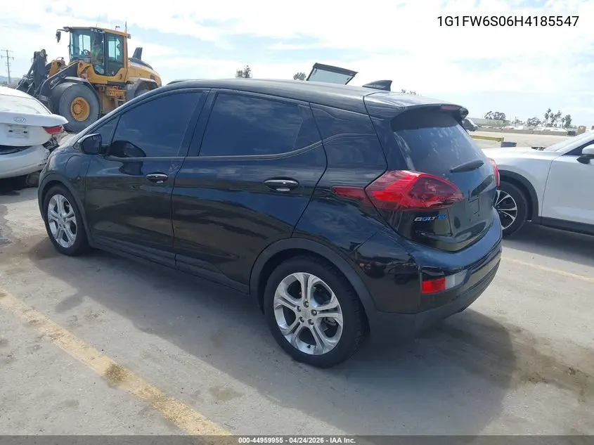 2017 Chevrolet Bolt Ev Lt VIN: 1G1FW6S06H4185547 Lot: 44959955