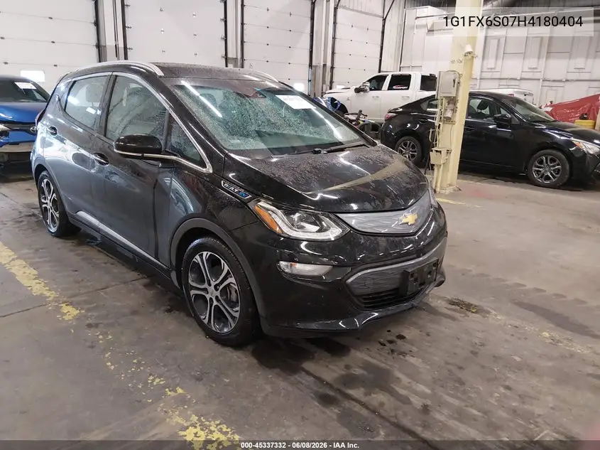 2017 Chevrolet Bolt Ev Premier VIN: 1G1FX6S07H4180404 Lot: 45337332