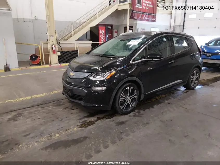 2017 Chevrolet Bolt Ev Premier VIN: 1G1FX6S07H4180404 Lot: 45337332