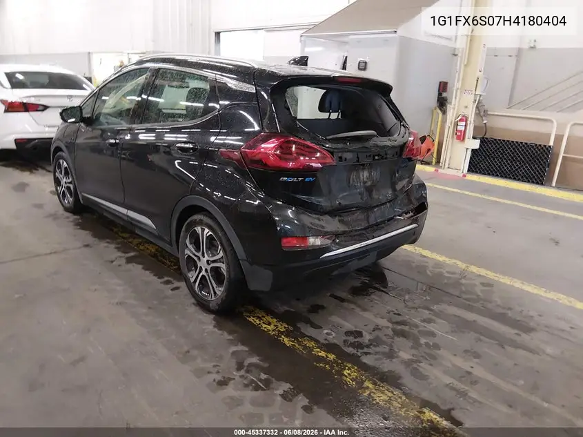 2017 Chevrolet Bolt Ev Premier VIN: 1G1FX6S07H4180404 Lot: 45337332