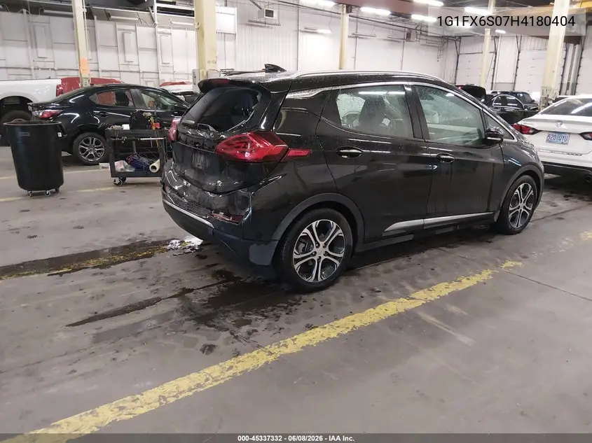 2017 Chevrolet Bolt Ev Premier VIN: 1G1FX6S07H4180404 Lot: 45337332