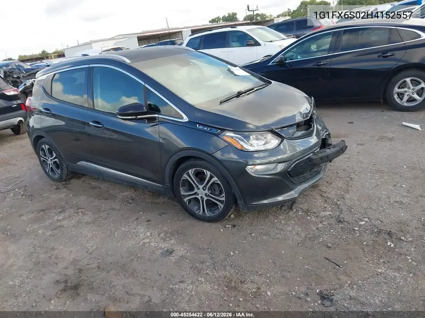 2017 Chevrolet Bolt Ev Premier VIN: 1G1FX6S02H4152557 Lot: 45354422
