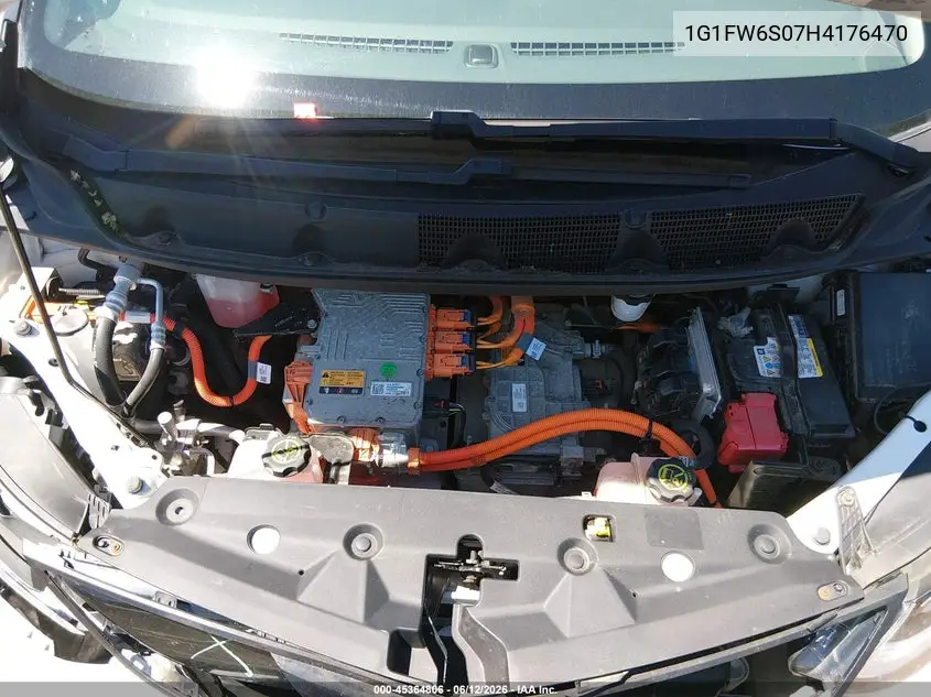 2017 Chevrolet Bolt Ev Lt VIN: 1G1FW6S07H4176470 Lot: 45364806