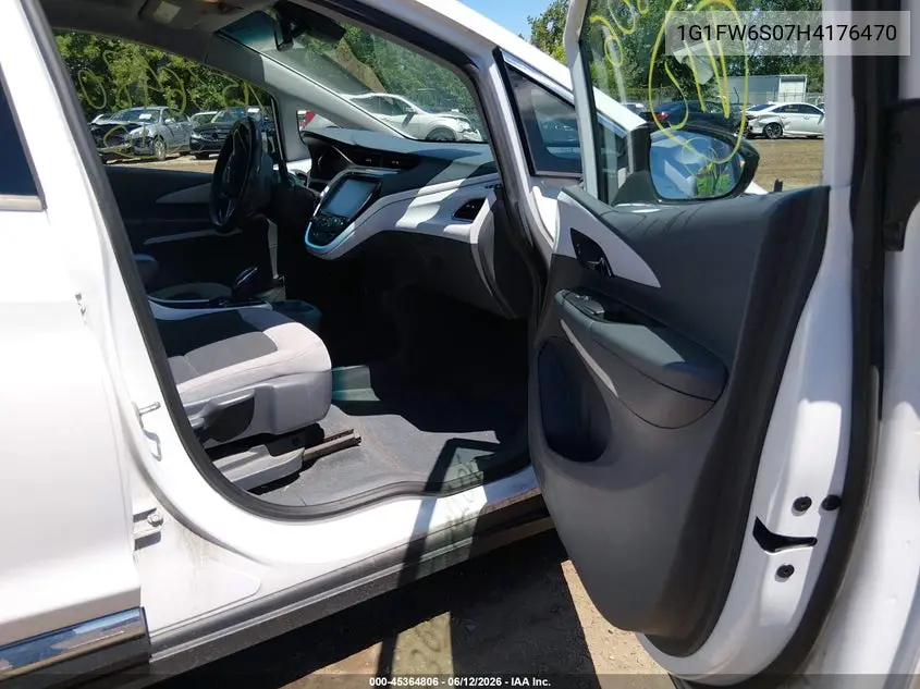 2017 Chevrolet Bolt Ev Lt VIN: 1G1FW6S07H4176470 Lot: 45364806