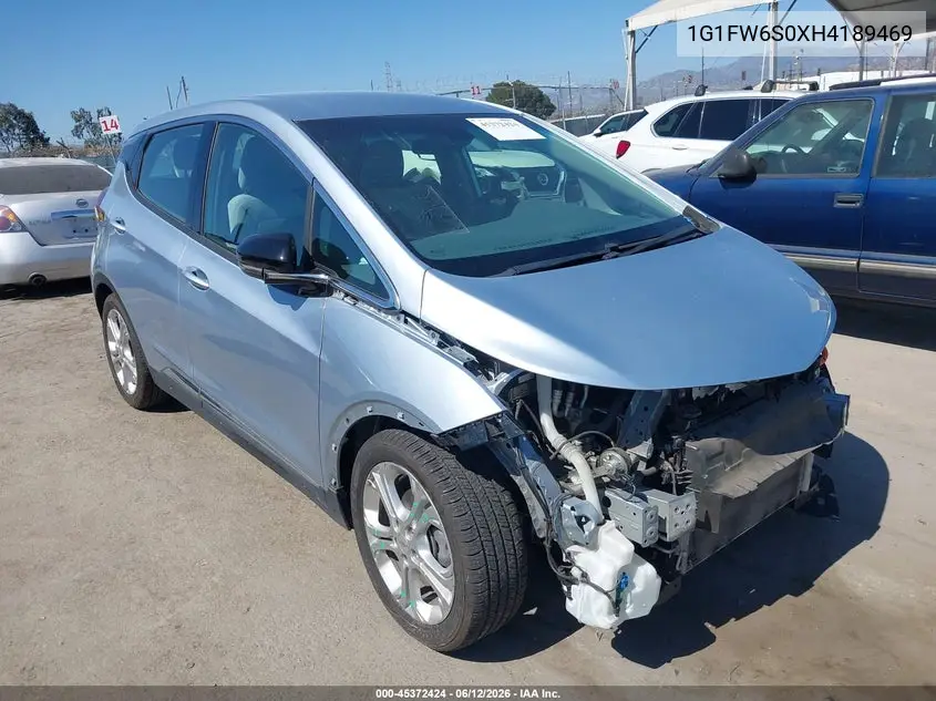 2017 Chevrolet Bolt Ev Lt VIN: 1G1FW6S0XH4189469 Lot: 45372424