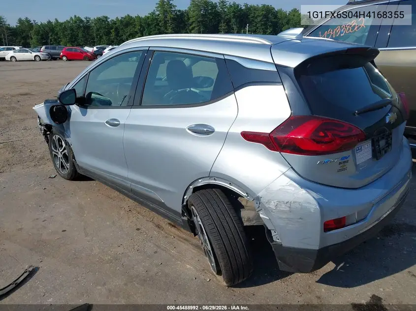 2017 Chevrolet Bolt Ev Premier VIN: 1G1FX6S04H4168355 Lot: 45488992