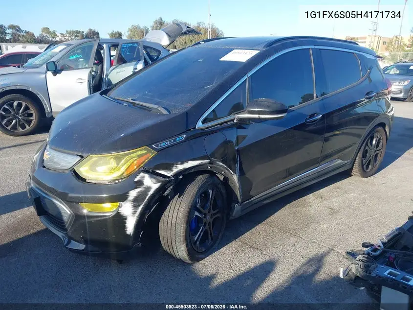 2017 Chevrolet Bolt Ev Premier VIN: 1G1FX6S05H4171734 Lot: 45503523
