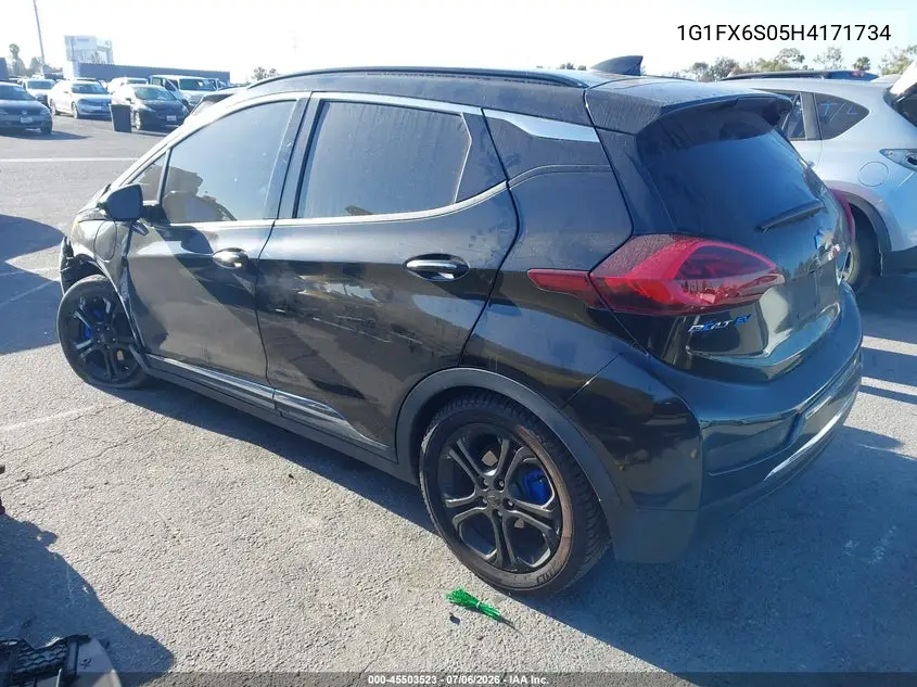 2017 Chevrolet Bolt Ev Premier VIN: 1G1FX6S05H4171734 Lot: 45503523