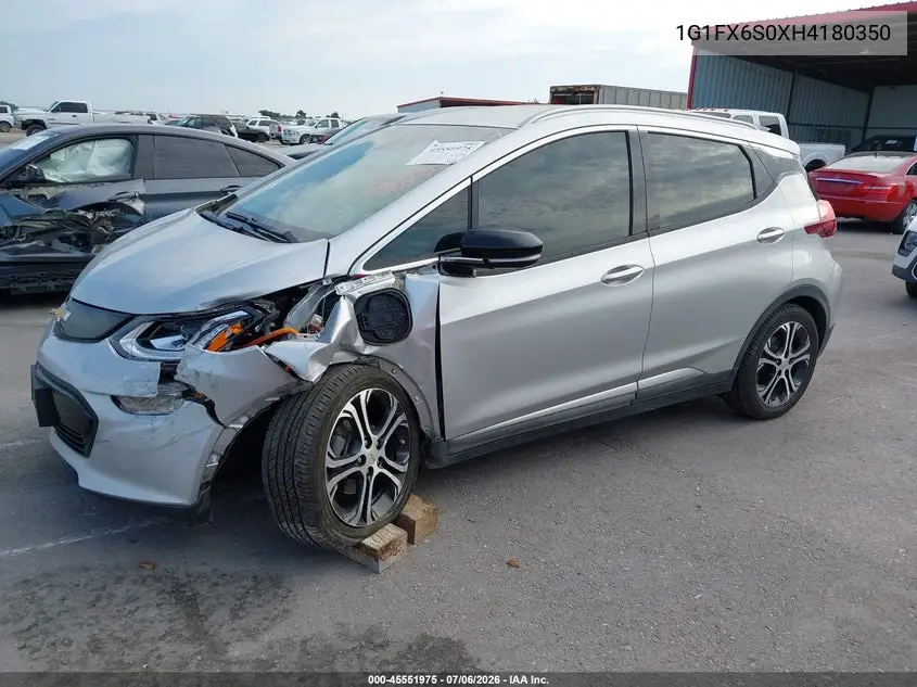 2017 Chevrolet Bolt Ev Premier VIN: 1G1FX6S0XH4180350 Lot: 45551975