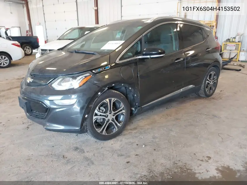 2017 Chevrolet Bolt Ev Premier VIN: 1G1FX6S04H4153502 Lot: 45563061