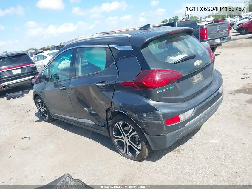 2017 Chevrolet Bolt Ev Premier VIN: 1G1FX6S04H4153757 Lot: 45574344