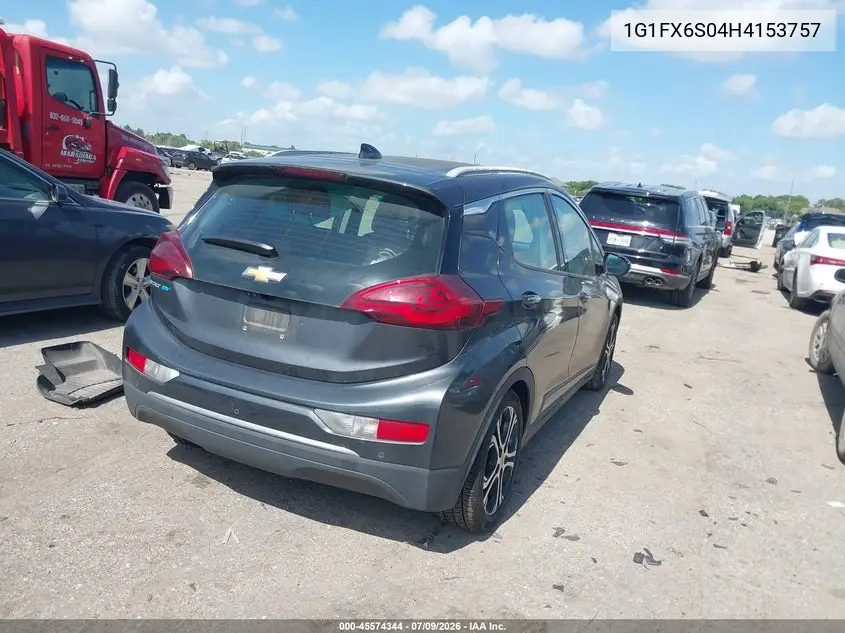 2017 Chevrolet Bolt Ev Premier VIN: 1G1FX6S04H4153757 Lot: 45574344