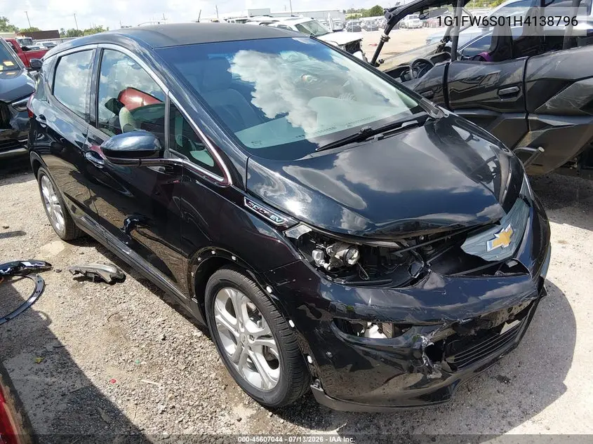 2017 Chevrolet Bolt Ev Lt VIN: 1G1FW6S01H4138796 Lot: 45607044