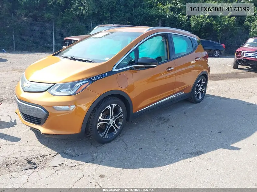 2017 Chevrolet Bolt Ev Premier VIN: 1G1FX6S08H4173199 Lot: 45622819