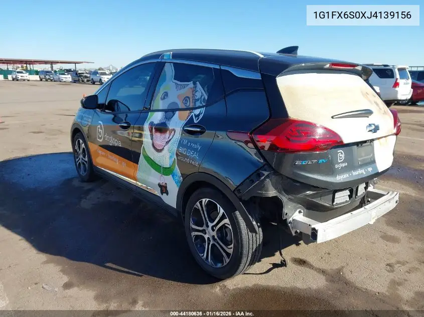 2018 Chevrolet Bolt Ev Premier VIN: 1G1FX6S0XJ4139156 Lot: 44180636