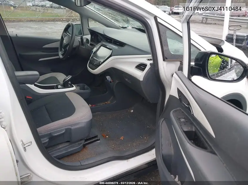 2018 Chevrolet Bolt Ev Lt VIN: 1G1FW6S0XJ4110484 Lot: 44598278