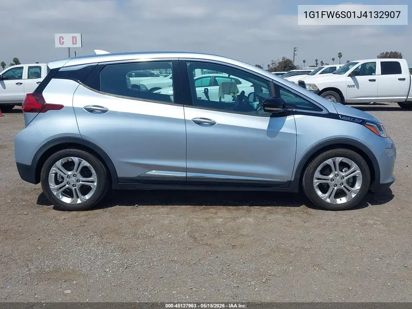 2018 Chevrolet Bolt Ev Lt VIN: 1G1FW6S01J4132907 Lot: 45127963
