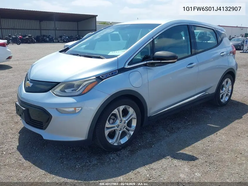 2018 Chevrolet Bolt Ev Lt VIN: 1G1FW6S01J4132907 Lot: 45127963