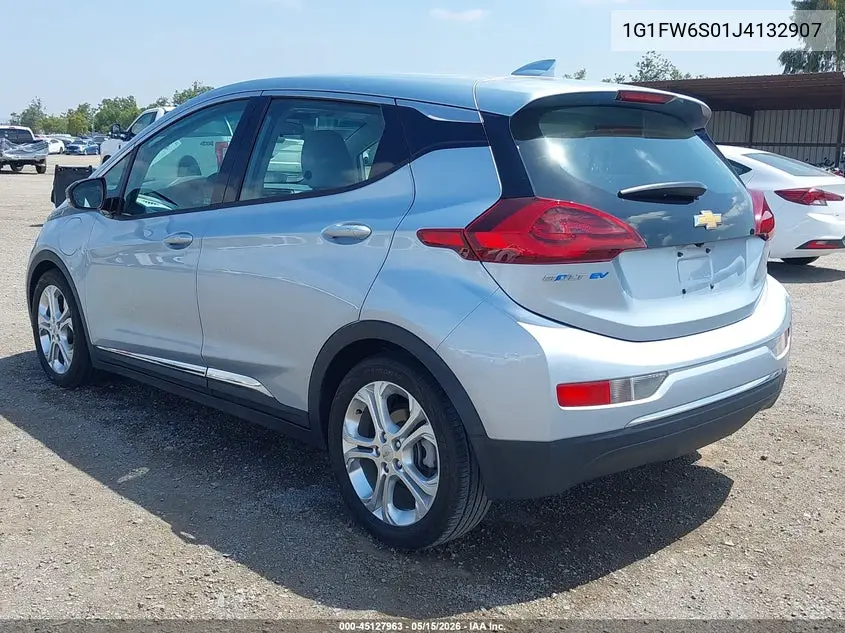 2018 Chevrolet Bolt Ev Lt VIN: 1G1FW6S01J4132907 Lot: 45127963