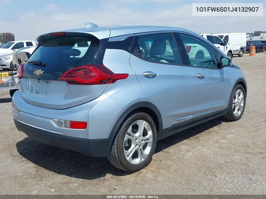 2018 Chevrolet Bolt Ev Lt VIN: 1G1FW6S01J4132907 Lot: 45127963