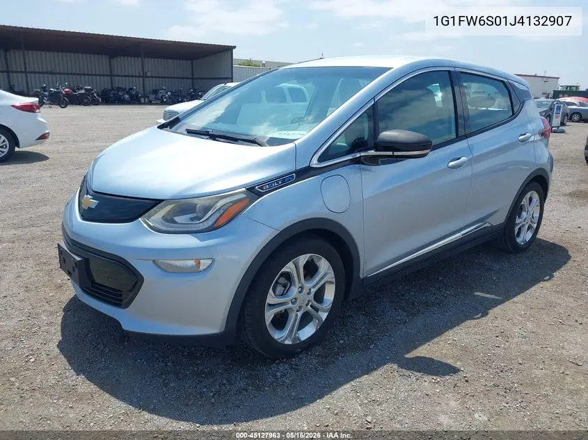 2018 Chevrolet Bolt Ev Lt VIN: 1G1FW6S01J4132907 Lot: 45127963