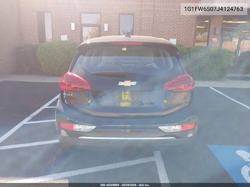 2018 Chevrolet Bolt Ev Lt VIN: 1G1FW6S07J4124763 Lot: 45257075