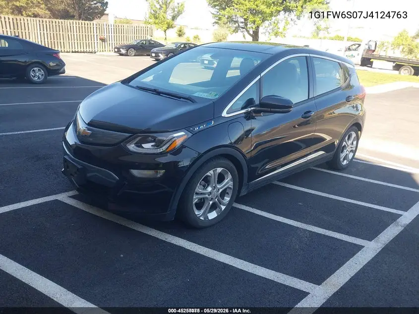 2018 Chevrolet Bolt Ev Lt VIN: 1G1FW6S07J4124763 Lot: 45257075