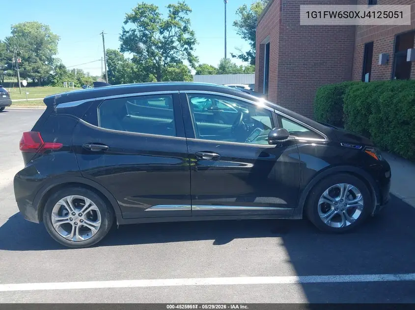 2018 Chevrolet Bolt Ev Lt VIN: 1G1FW6S0XJ4125051 Lot: 45259517