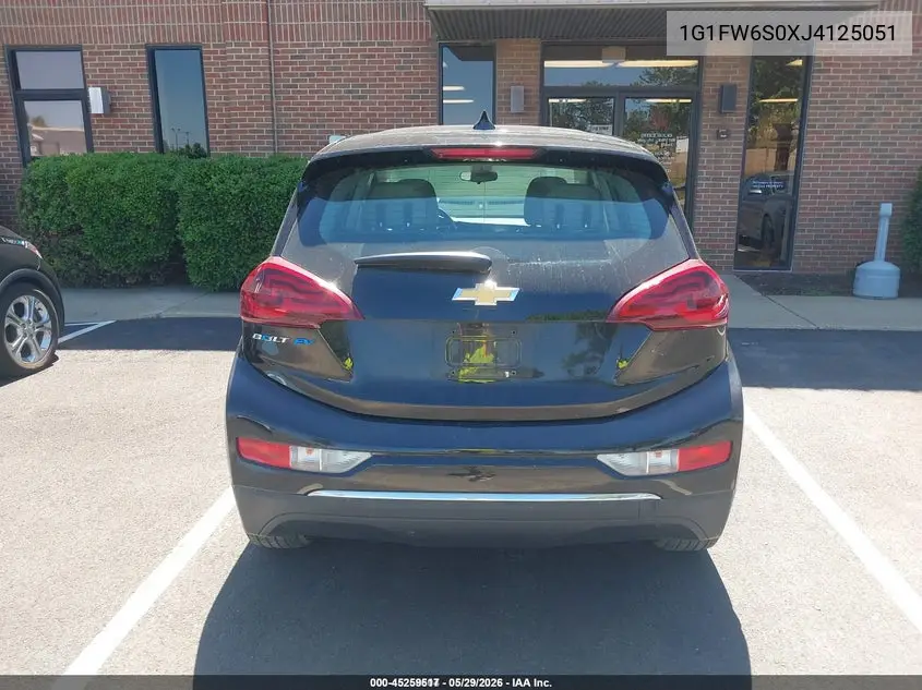2018 Chevrolet Bolt Ev Lt VIN: 1G1FW6S0XJ4125051 Lot: 45259517
