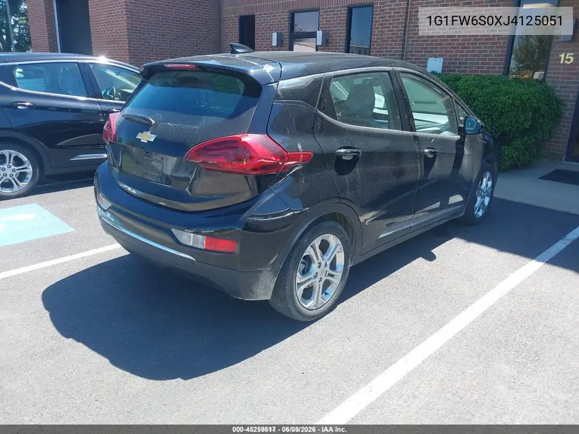 2018 Chevrolet Bolt Ev Lt VIN: 1G1FW6S0XJ4125051 Lot: 45259517