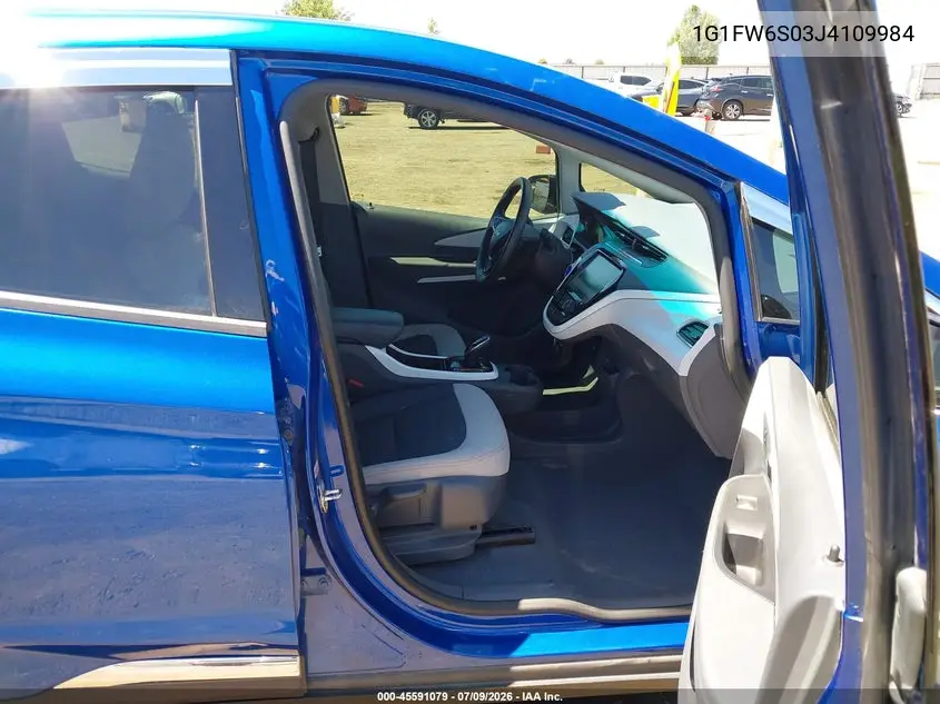 2018 Chevrolet Bolt Ev Lt VIN: 1G1FW6S03J4109984 Lot: 45591079