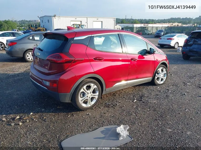 2018 Chevrolet Bolt Ev Lt VIN: 1G1FW6S0XJ4139449 Lot: 45605361