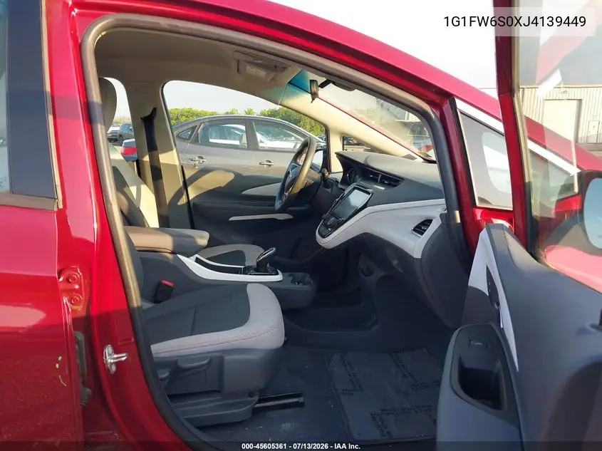 2018 Chevrolet Bolt Ev Lt VIN: 1G1FW6S0XJ4139449 Lot: 45605361