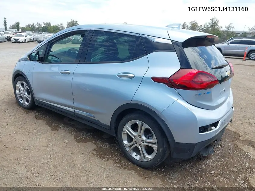 1G1FW6S01J4131160 2018 Chevrolet Bolt Ev Lt