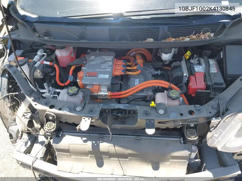 2019 Chevrolet Bolt Ev Lt VIN: 1GBJF1G02K4130845 Lot: 45448540