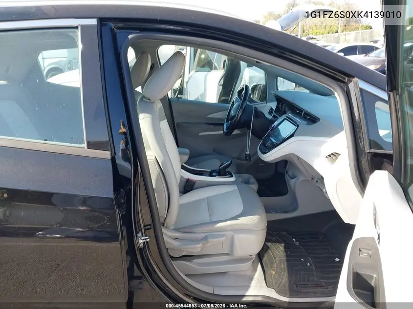 2019 Chevrolet Bolt Ev Premier VIN: 1G1FZ6S0XK4139010 Lot: 45544853