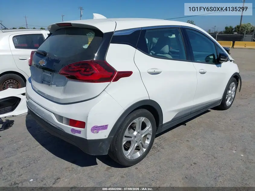 2019 Chevrolet Bolt Ev Lt VIN: 1G1FY6S0XK4135297 Lot: 45582394