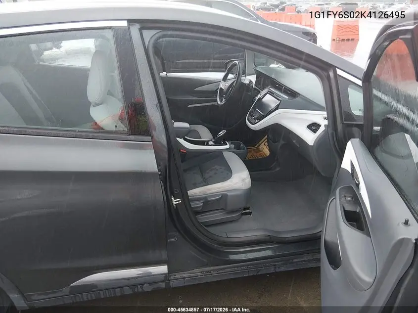 2019 Chevrolet Bolt Ev Lt VIN: 1G1FY6S02K4126495 Lot: 45634857
