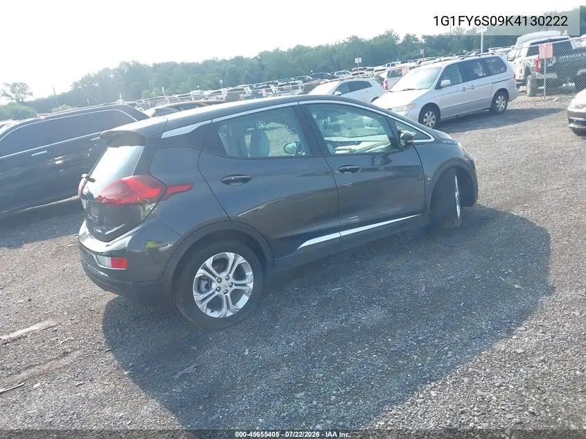 2019 Chevrolet Bolt Ev Lt VIN: 1G1FY6S09K4130222 Lot: 45655405