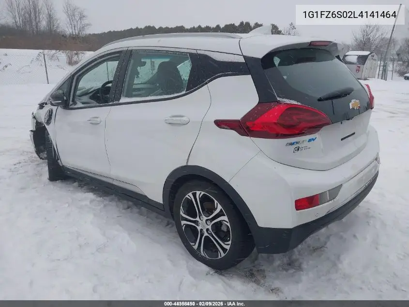 2020 Chevrolet Bolt Ev Fwd Premier VIN: 1G1FZ6S02L4141464 Lot: 44358450