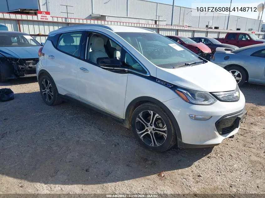 2020 Chevrolet Bolt Ev Fwd Premier VIN: 1G1FZ6S08L4148712 Lot: 44628862