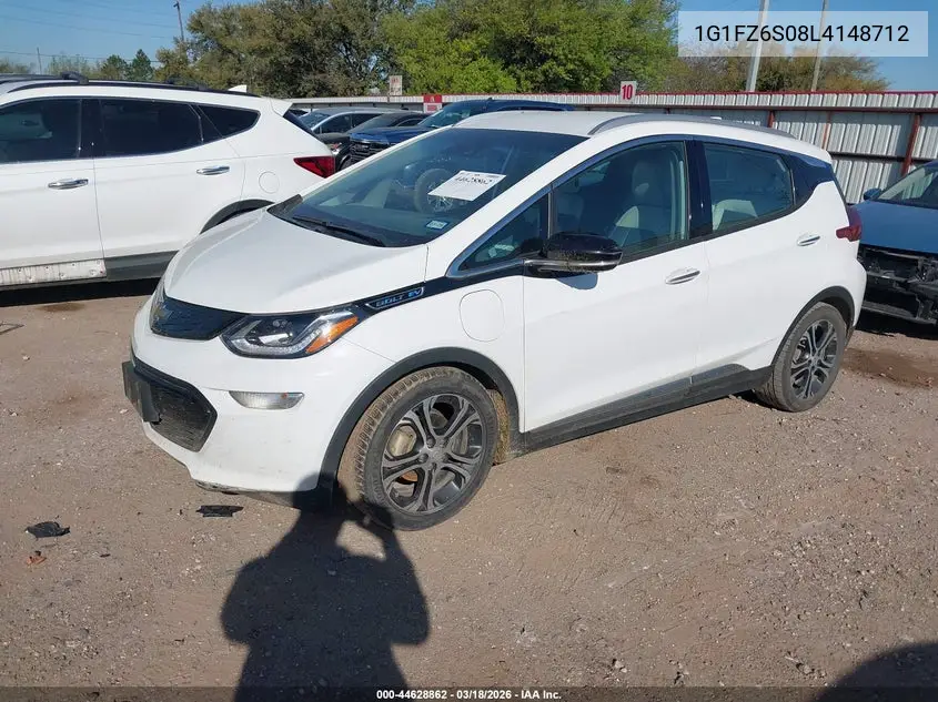 2020 Chevrolet Bolt Ev Fwd Premier VIN: 1G1FZ6S08L4148712 Lot: 44628862