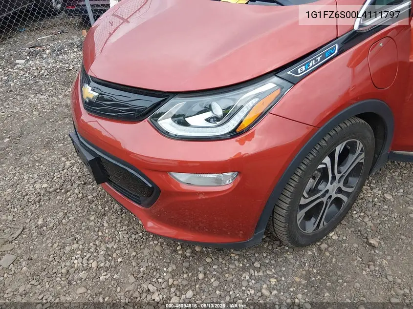 2020 Chevrolet Bolt Ev Fwd Premier VIN: 1G1FZ6S00L4111797 Lot: 45094816